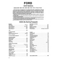 Ford 8000 - 8600 - 8700 - 9000 - 9600 - 9700 - TW-10 - TW-20 - TW-30 Workshop Manual